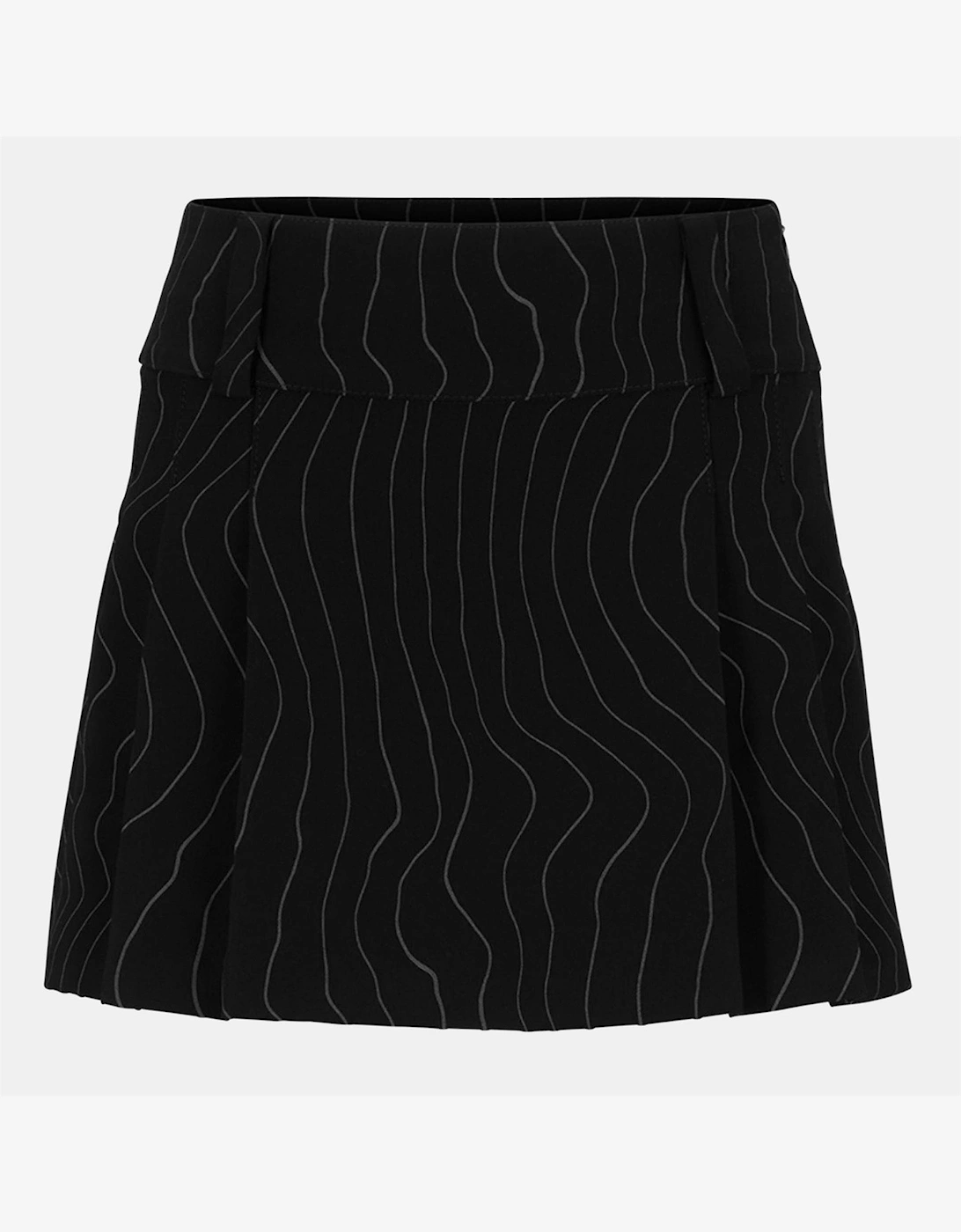 X Bella Poarch Pinstripe Mini Skirt