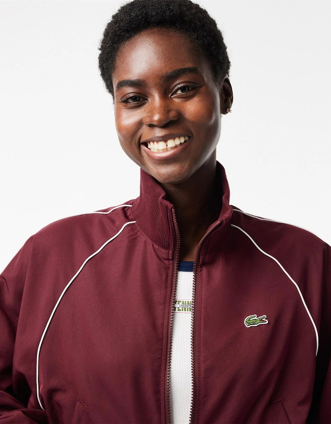 Full Zip Long Sleeve Athletic Top