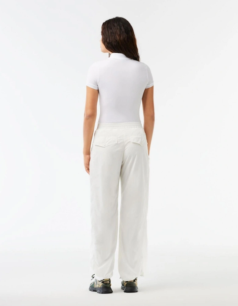 Solid Straight Track Pants