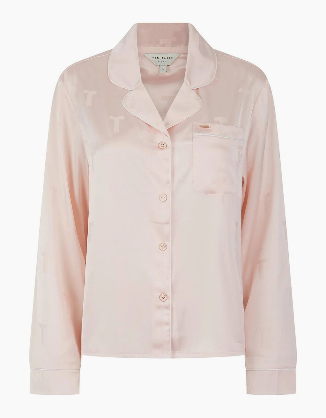 Peggy Collared Neck Long Sleeve Pyjama Set