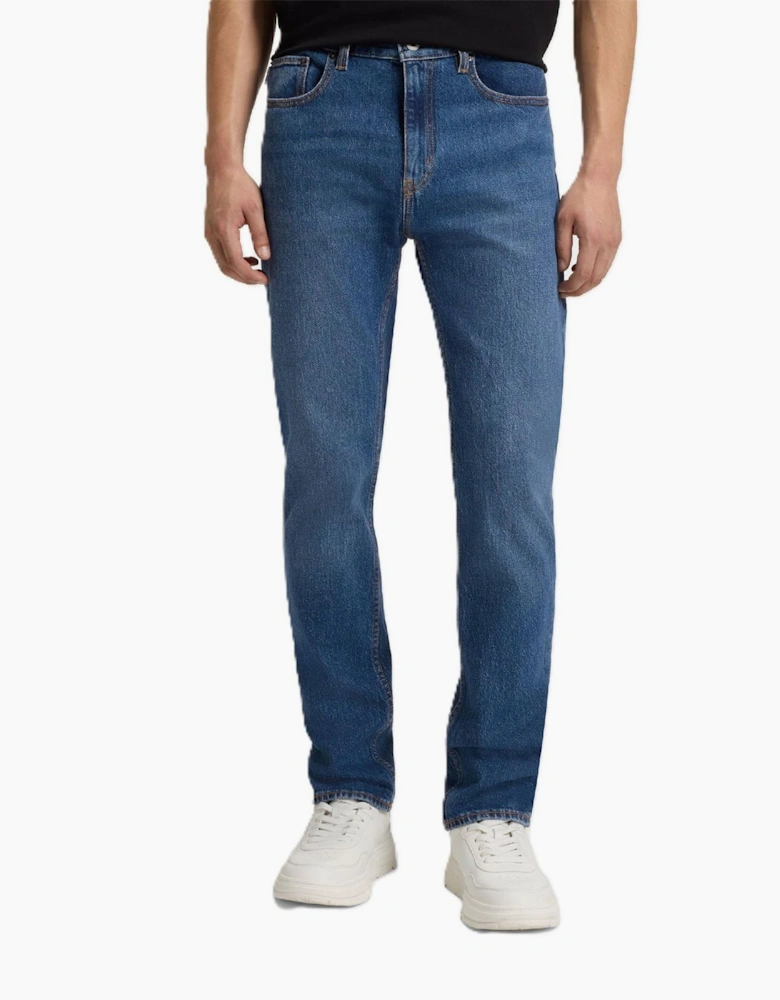 Mid Rise Slim Fit Five Pocket Jeans