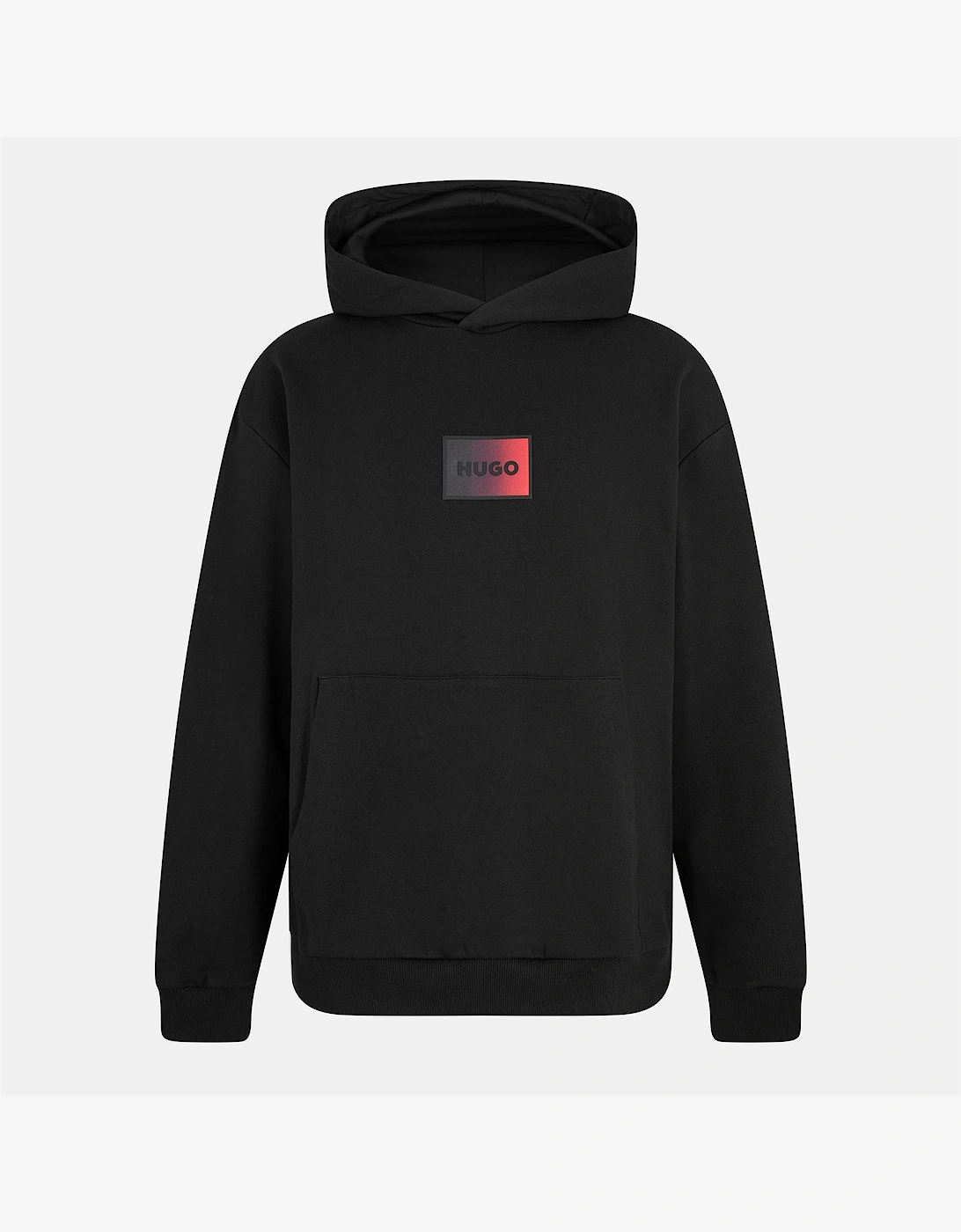 Hooded Neck Drop Shoulder Sweatshirt