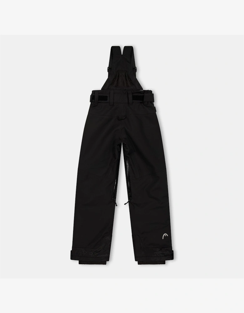 Pro Jr Solid Patterned Salopette Ski Pants