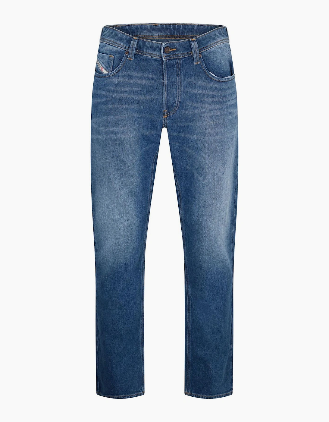 Five Pocket Design Straight Leg Jeans