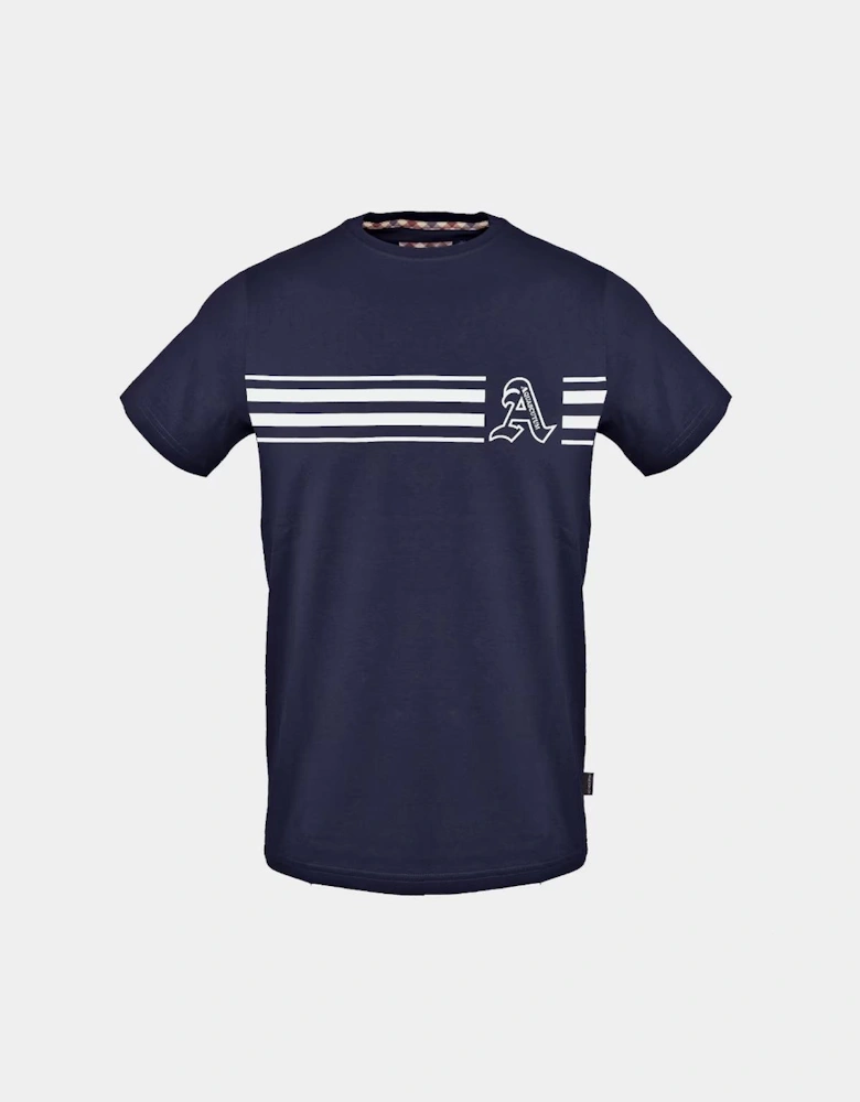 Text Graphic Crew Neck Short Sleeve T-Shirt
