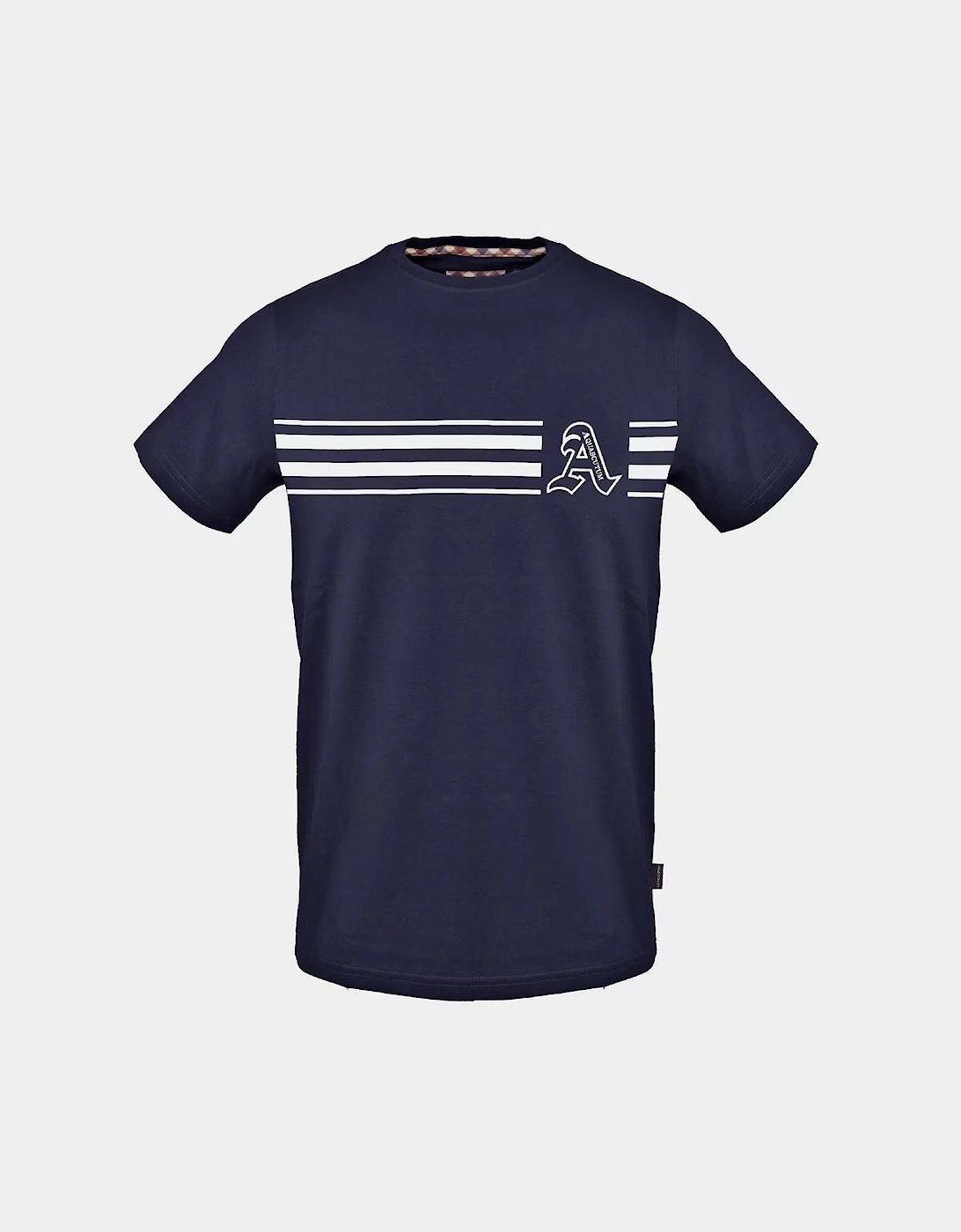 Text Graphic Crew Neck Short Sleeve T-Shirt