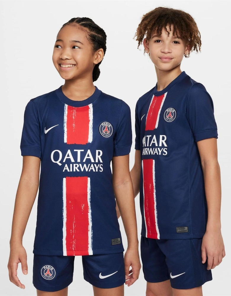 Paris Saint Germain Home Shirt 2024 2025 Juniors