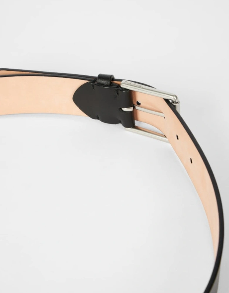 Paul Smith  Stripe Stitch Belt 79 BLACK