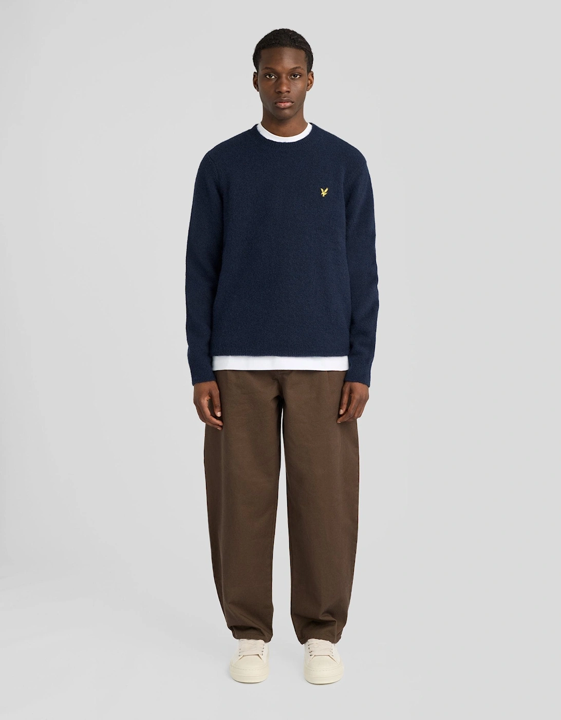 Brushed Crew Neck Jumper