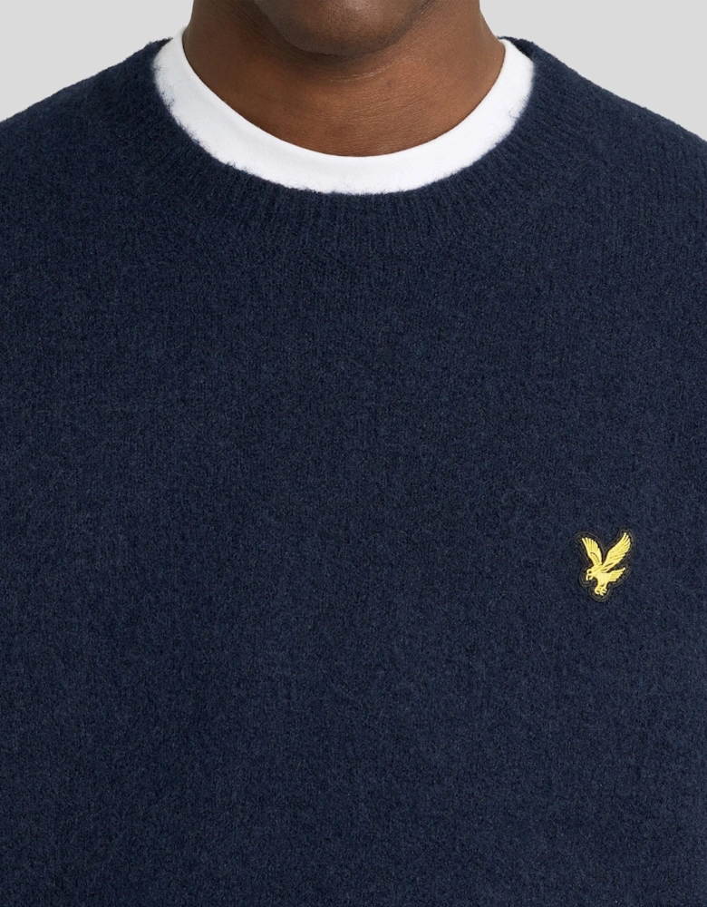 Brushed Crew Neck Jumper
