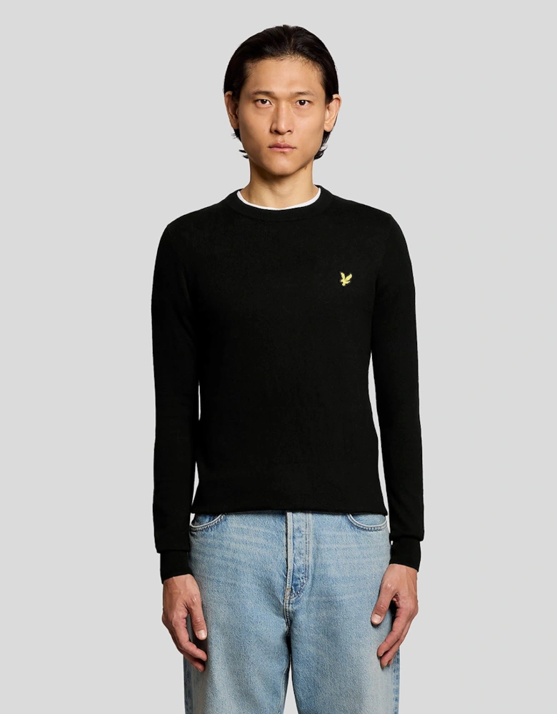 Cotton Merino Crew Neck Jumper