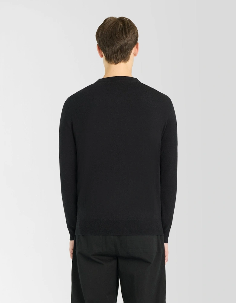 Cotton Merino V Neck Jumper