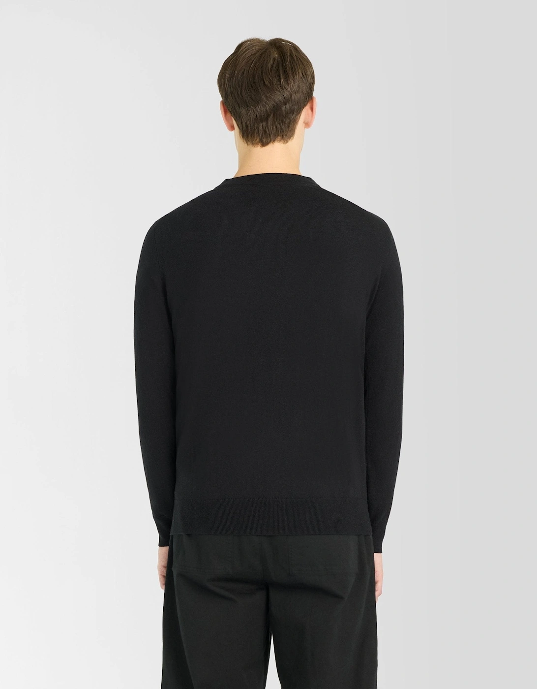 Cotton Merino V Neck Jumper