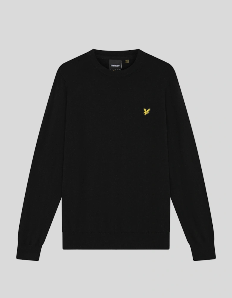Cotton Merino Crew Neck Jumper