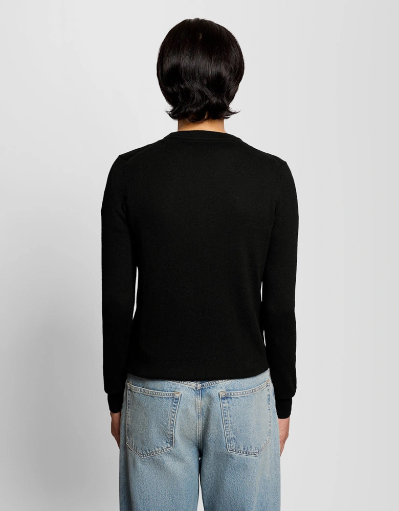 Cotton Merino Crew Neck Jumper