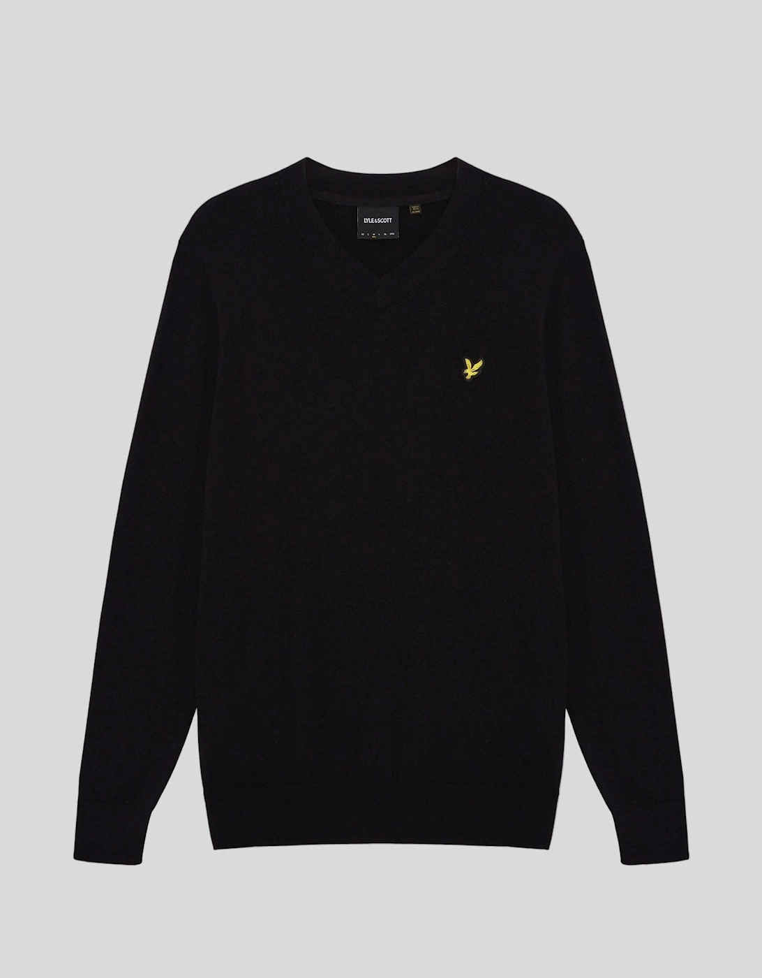 Cotton Merino V Neck Jumper