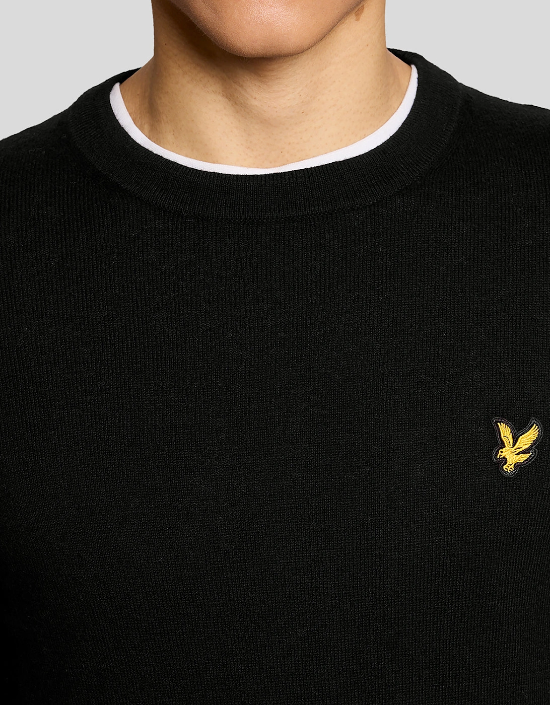 Cotton Merino Crew Neck Jumper