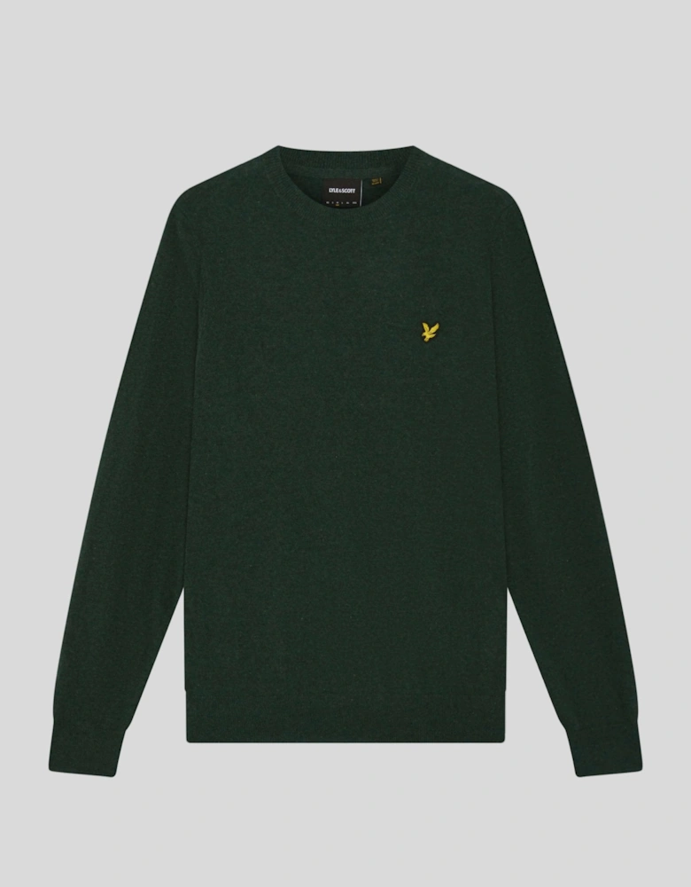 Lambswool Blend Crew Neck Jumper