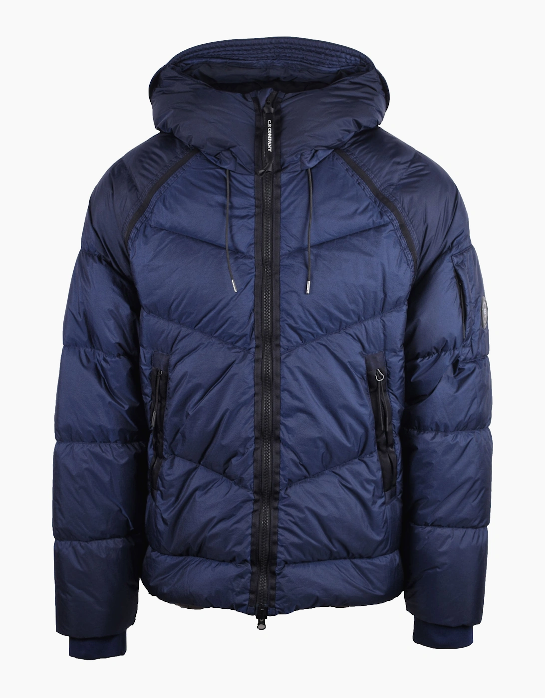 CP COMPANY DOWN QUILTED JACKET PEACOAT