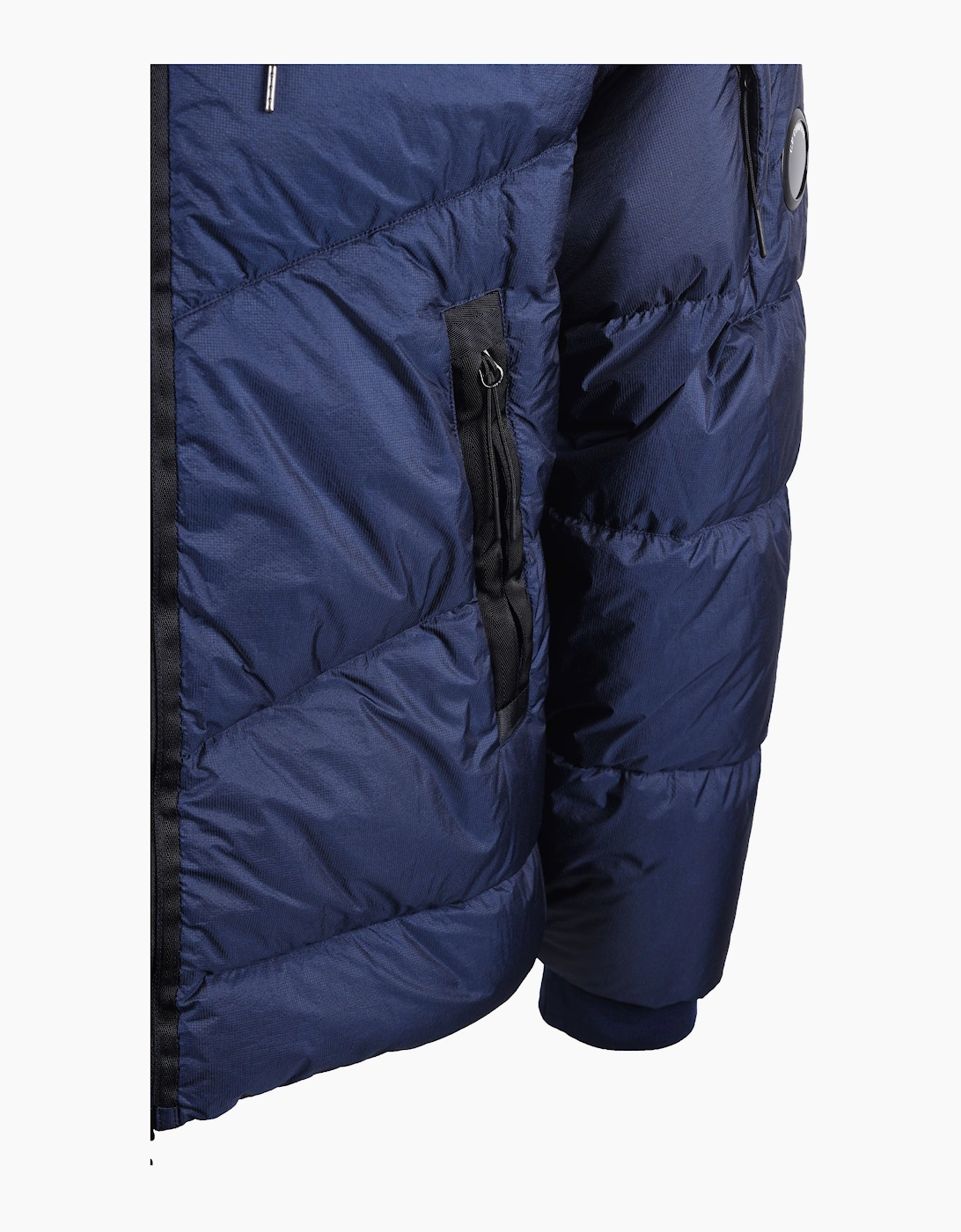 CP COMPANY DOWN QUILTED JACKET PEACOAT