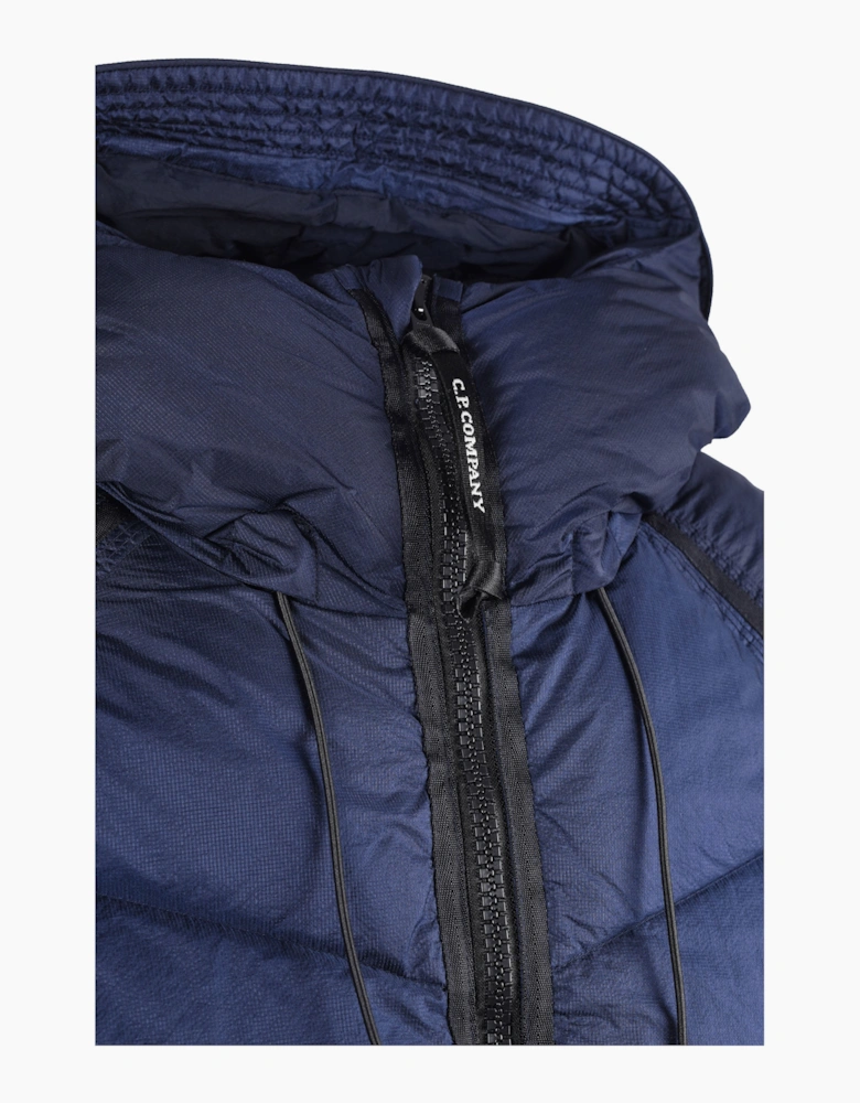 CP COMPANY DOWN QUILTED JACKET PEACOAT