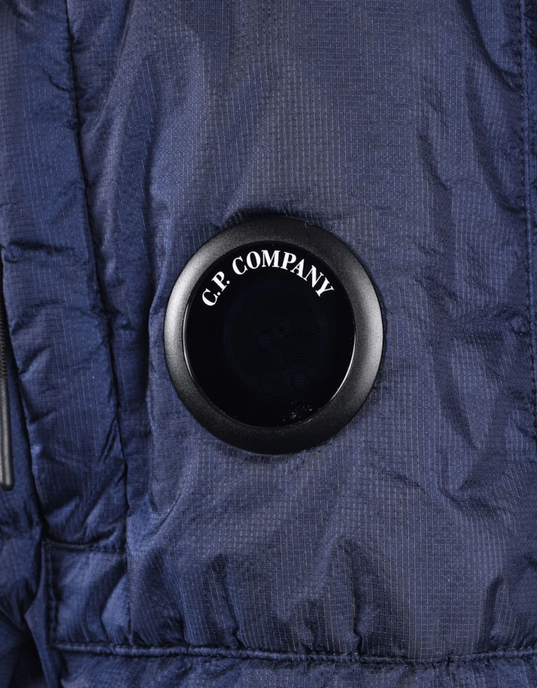 CP COMPANY DOWN QUILTED JACKET PEACOAT