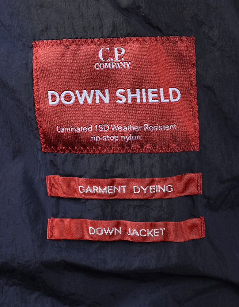 CP COMPANY DOWN QUILTED JACKET PEACOAT