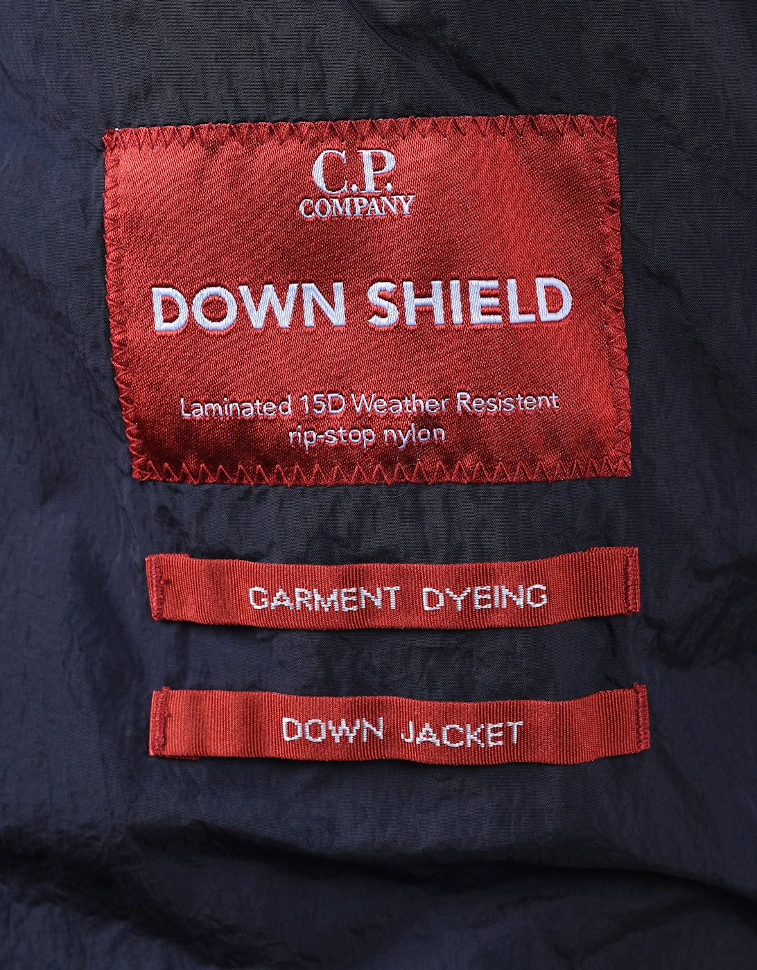 CP COMPANY DOWN QUILTED JACKET PEACOAT