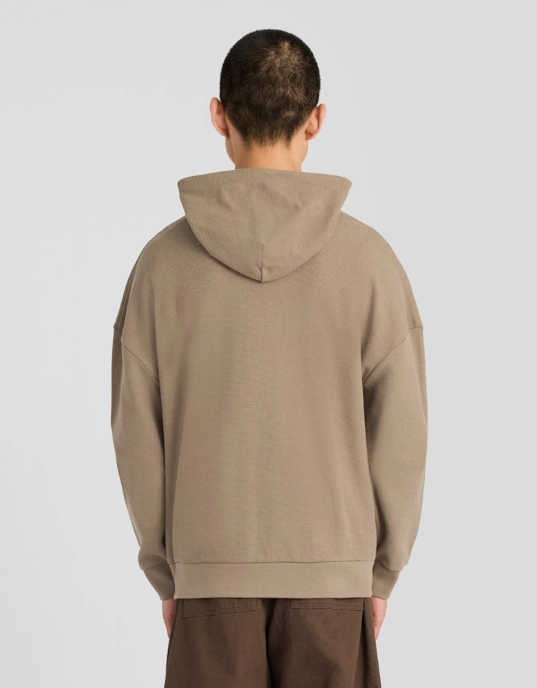 Textured Rib Hoodie
