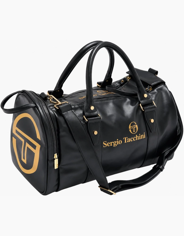 Sergio Tacchini Jorno Holdall Gym Bag Black/Gold