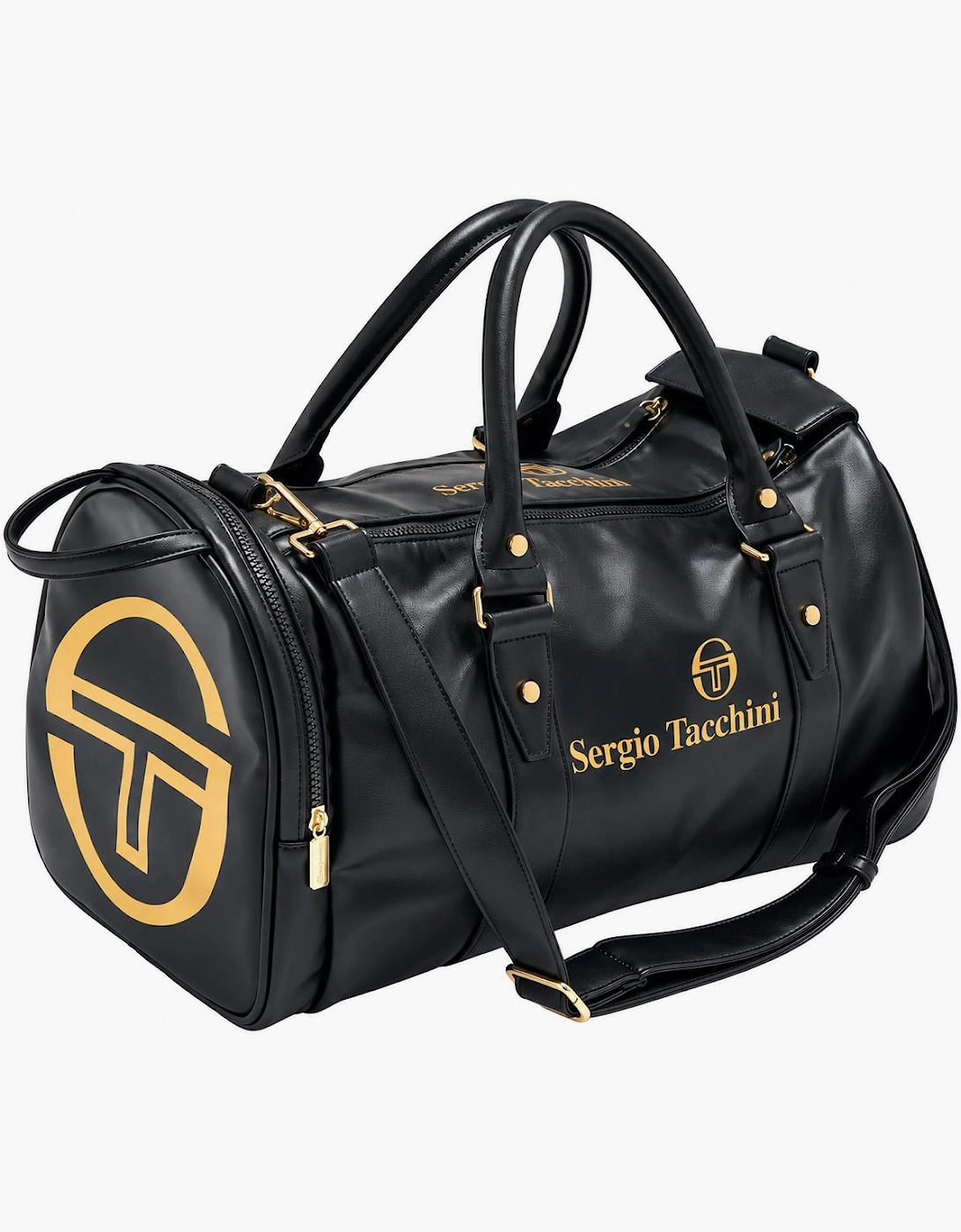 Sergio Tacchini Jorno Holdall Gym Bag Black/Gold