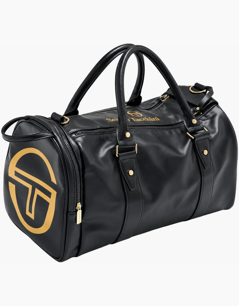 Sergio Tacchini Jorno Holdall Gym Bag Black/Gold