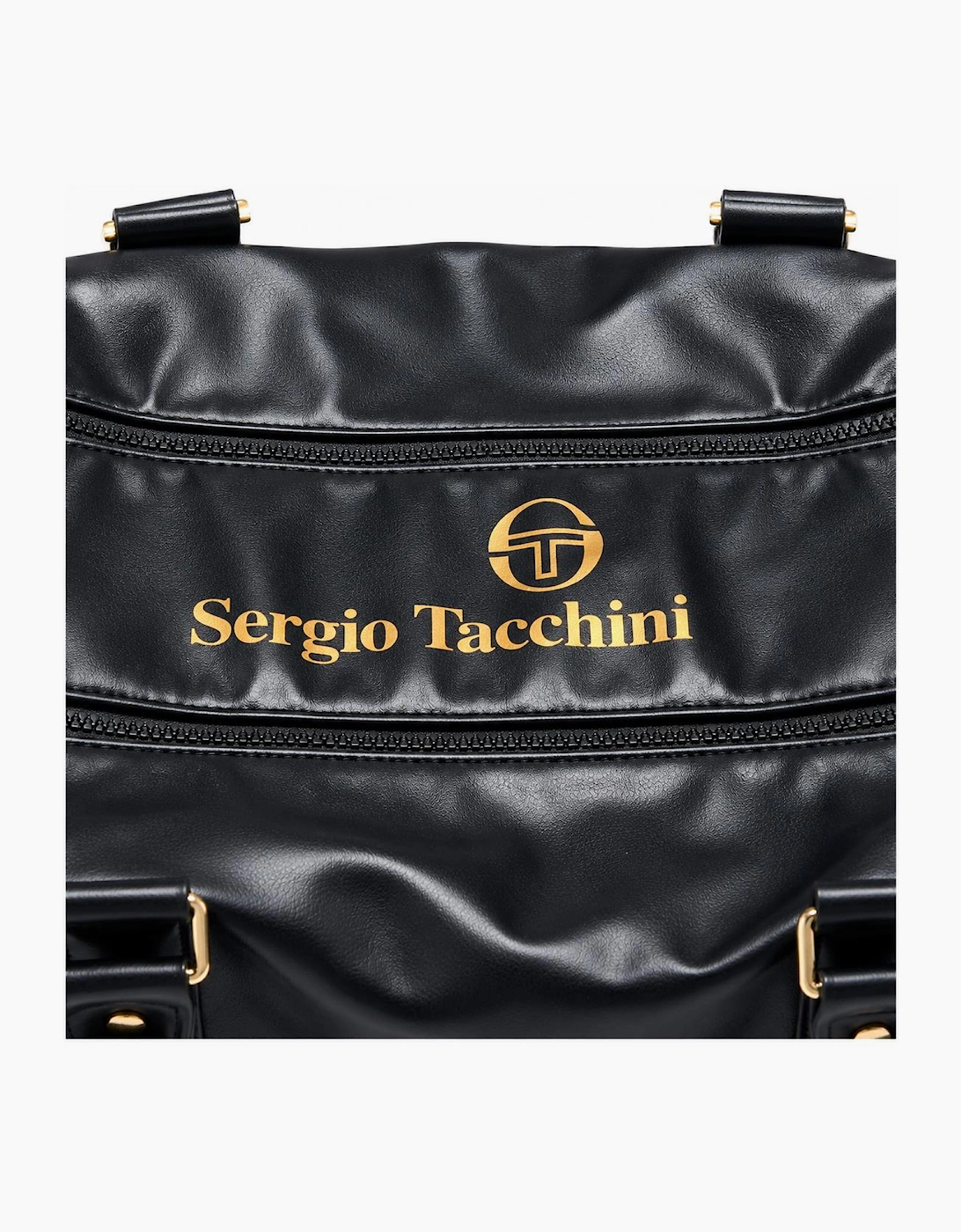 Sergio Tacchini Jorno Holdall Gym Bag Black/Gold