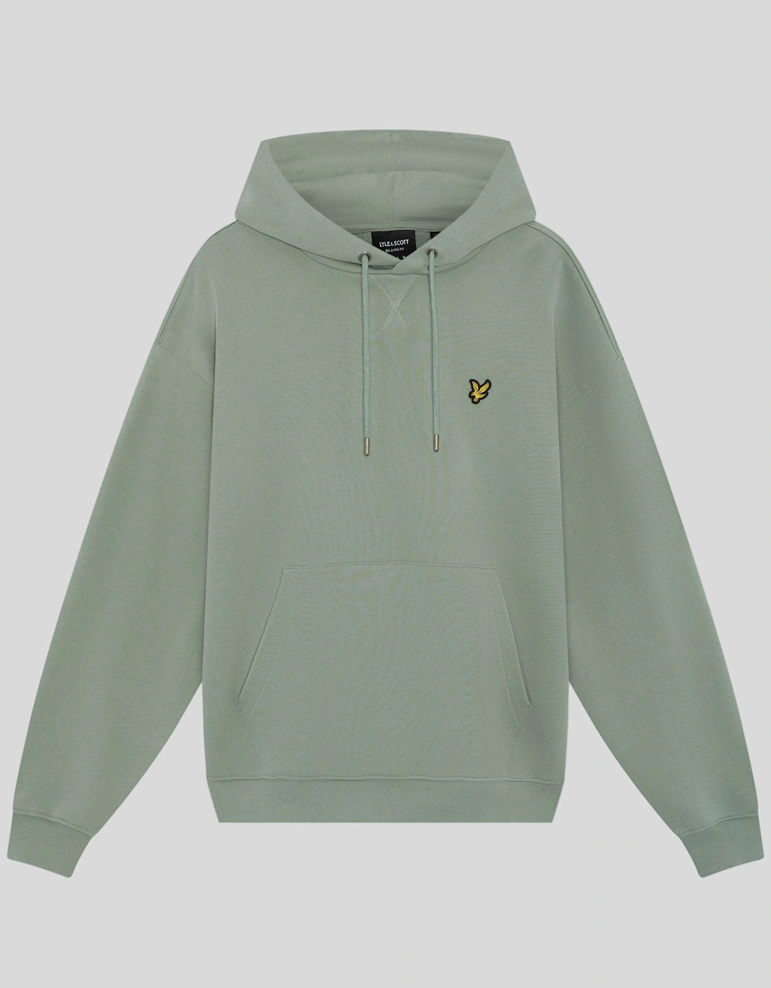 Lyle And Scott Men's Heavyweight Loopback Cotton Hoodie - Green - Size: 42