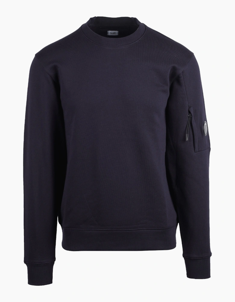 CP COMPANY DIAGONAL RAISED SWEATSHIRT TOTAL ECLIPSE