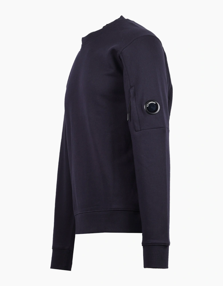 CP COMPANY DIAGONAL RAISED SWEATSHIRT TOTAL ECLIPSE