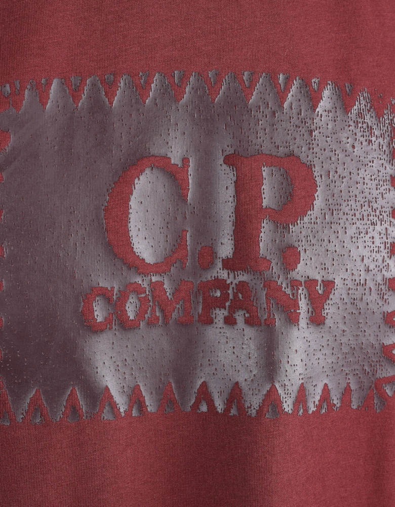 CP COMPANY T-SHIRT ANDORRA RED