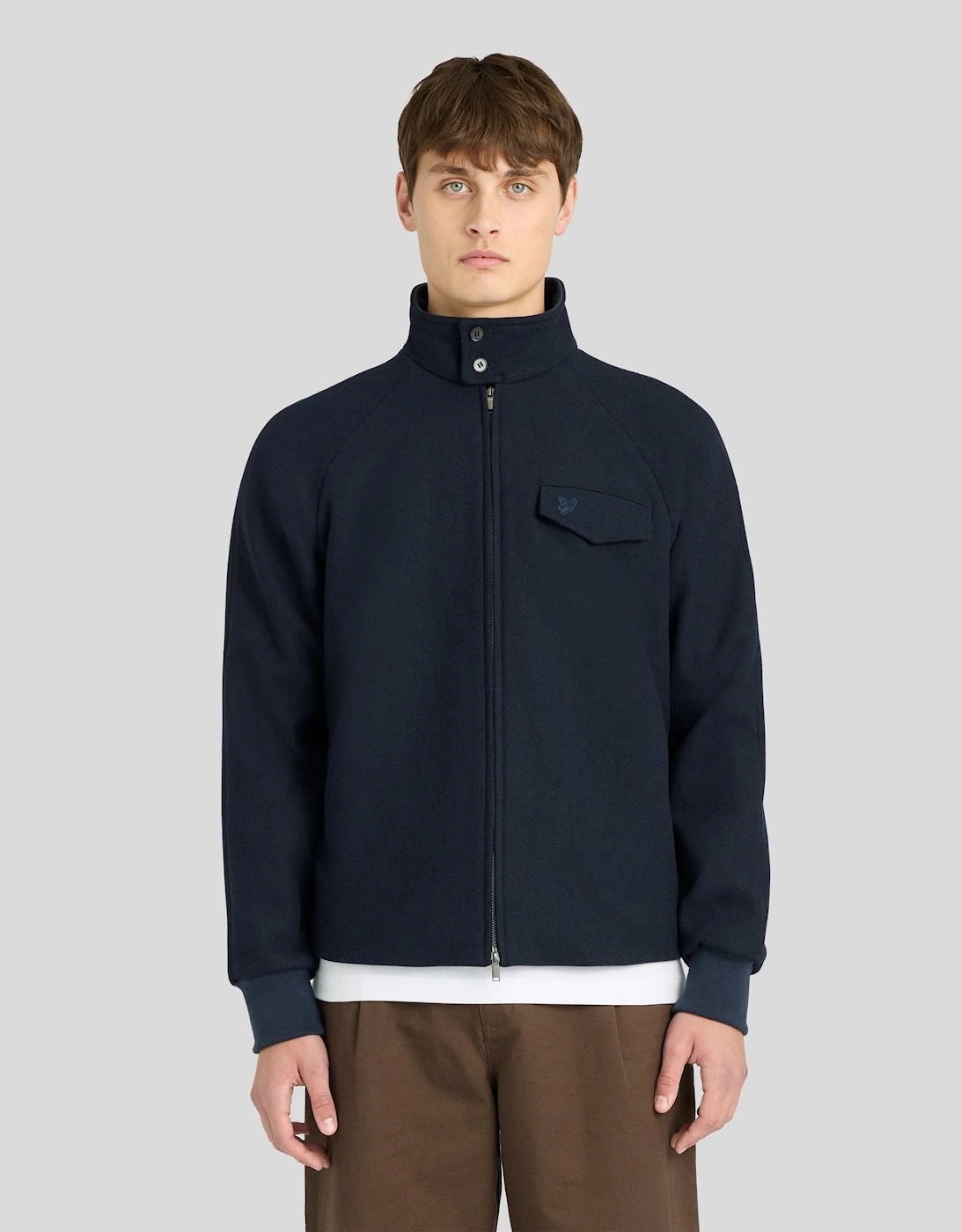 Wool Harrington Jacket