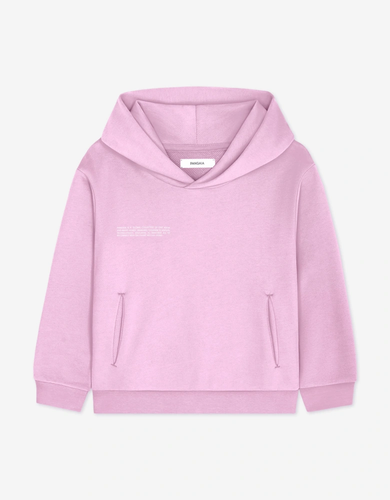 PANGAIA Kids Midweight Hoodie in Pink