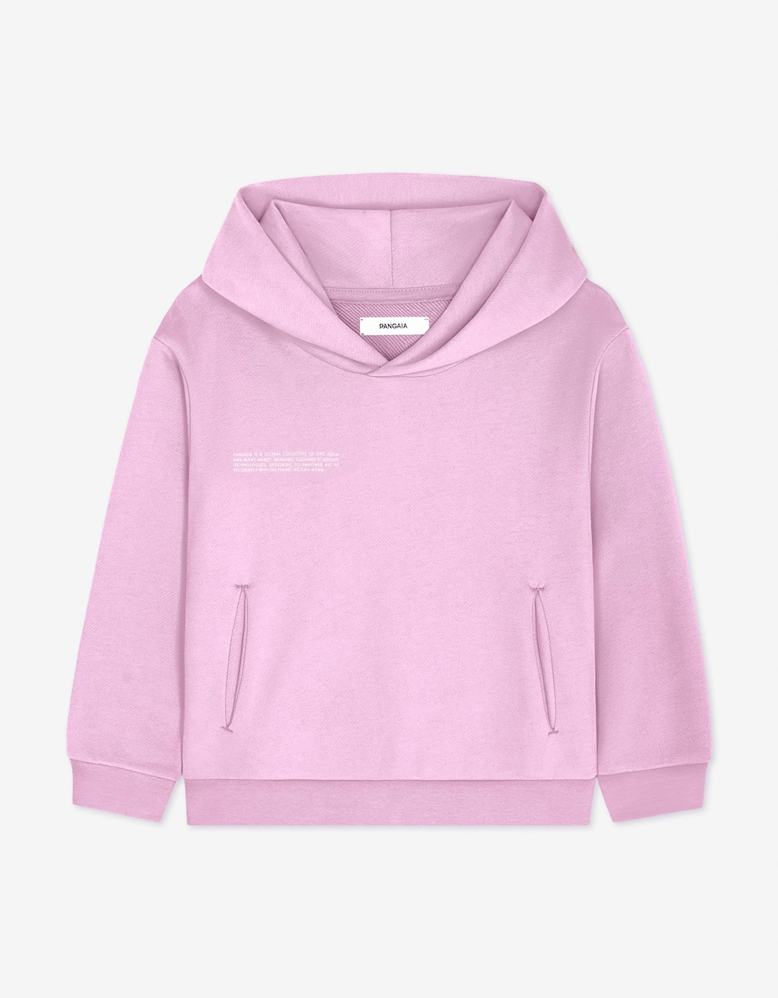 Pangaia Girls Pink Midweight Hoodie - Size 7 Years/8 Years Kids