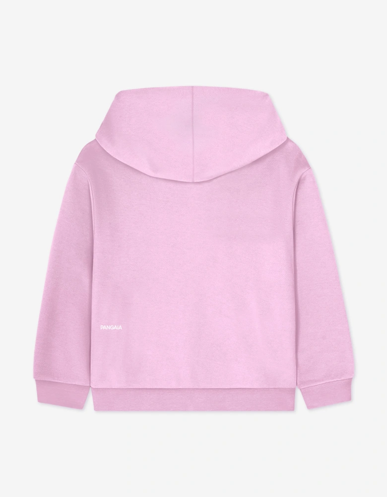PANGAIA Kids Midweight Hoodie in Pink