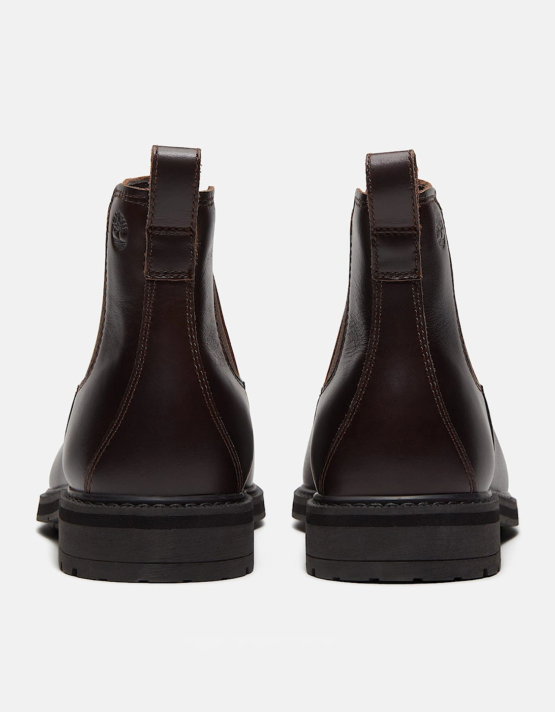 Timberland Stormbucks Mens Full Grain Leather Mid Chelsea Boots - Dark Brown