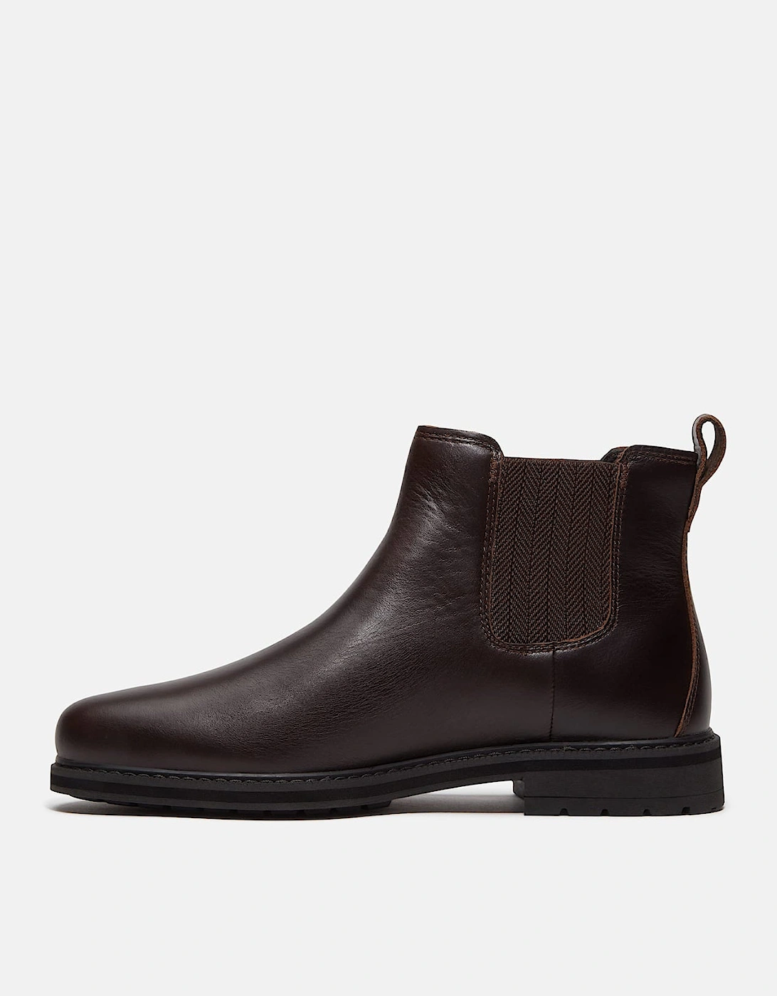 Timberland Stormbucks Mens Full Grain Leather Mid Chelsea Boots - Dark Brown