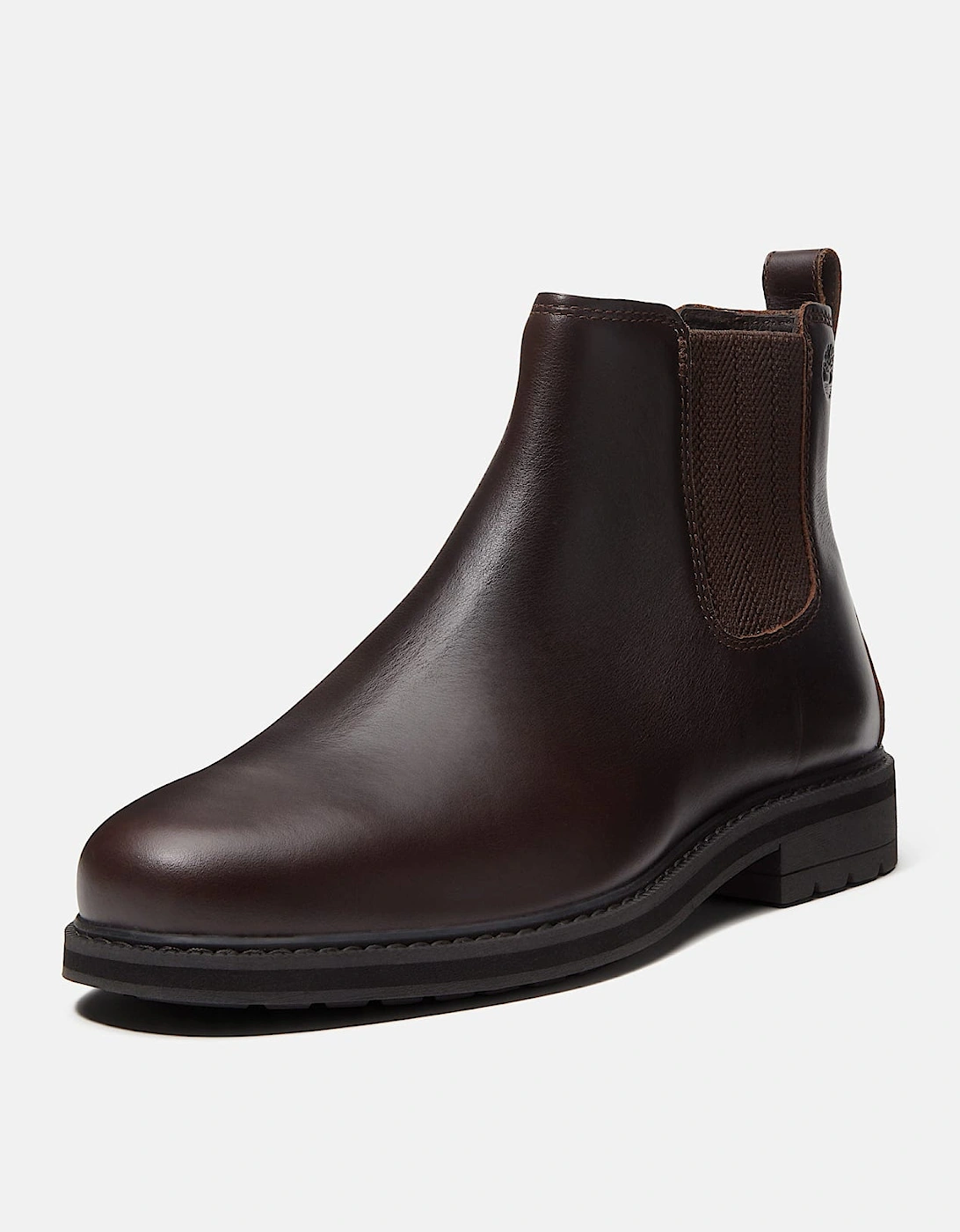 Timberland Stormbucks Mens Full Grain Leather Mid Chelsea Boots - Dark Brown