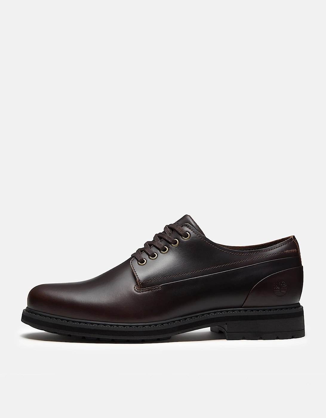 Timberland Stormbucks Mens Full Grain Leather Lace Up Waterproof Shoe - Dark Brown