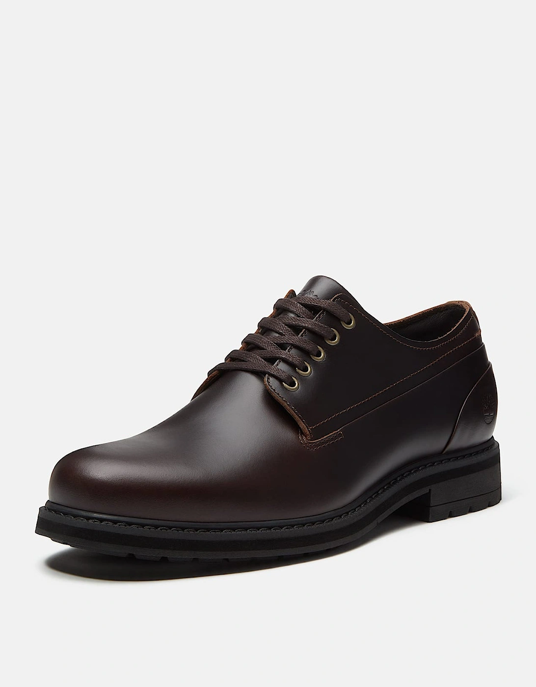 Timberland Stormbucks Mens Full Grain Leather Lace Up Waterproof Shoe - Dark Brown