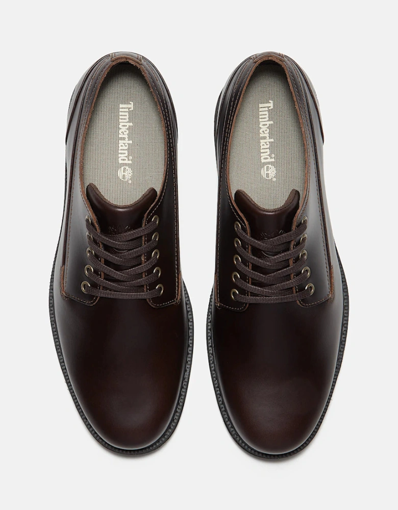 Timberland Stormbucks Mens Full Grain Leather Lace Up Waterproof Shoe - Dark Brown