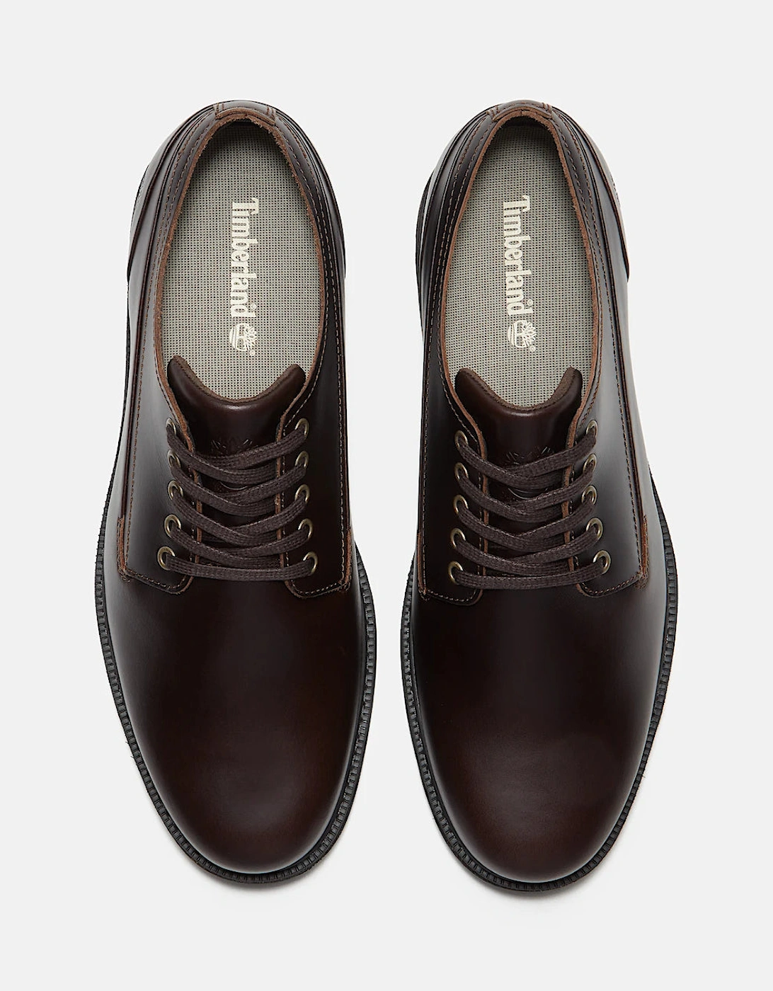 Timberland Stormbucks Mens Full Grain Leather Lace Up Waterproof Shoe - Dark Brown