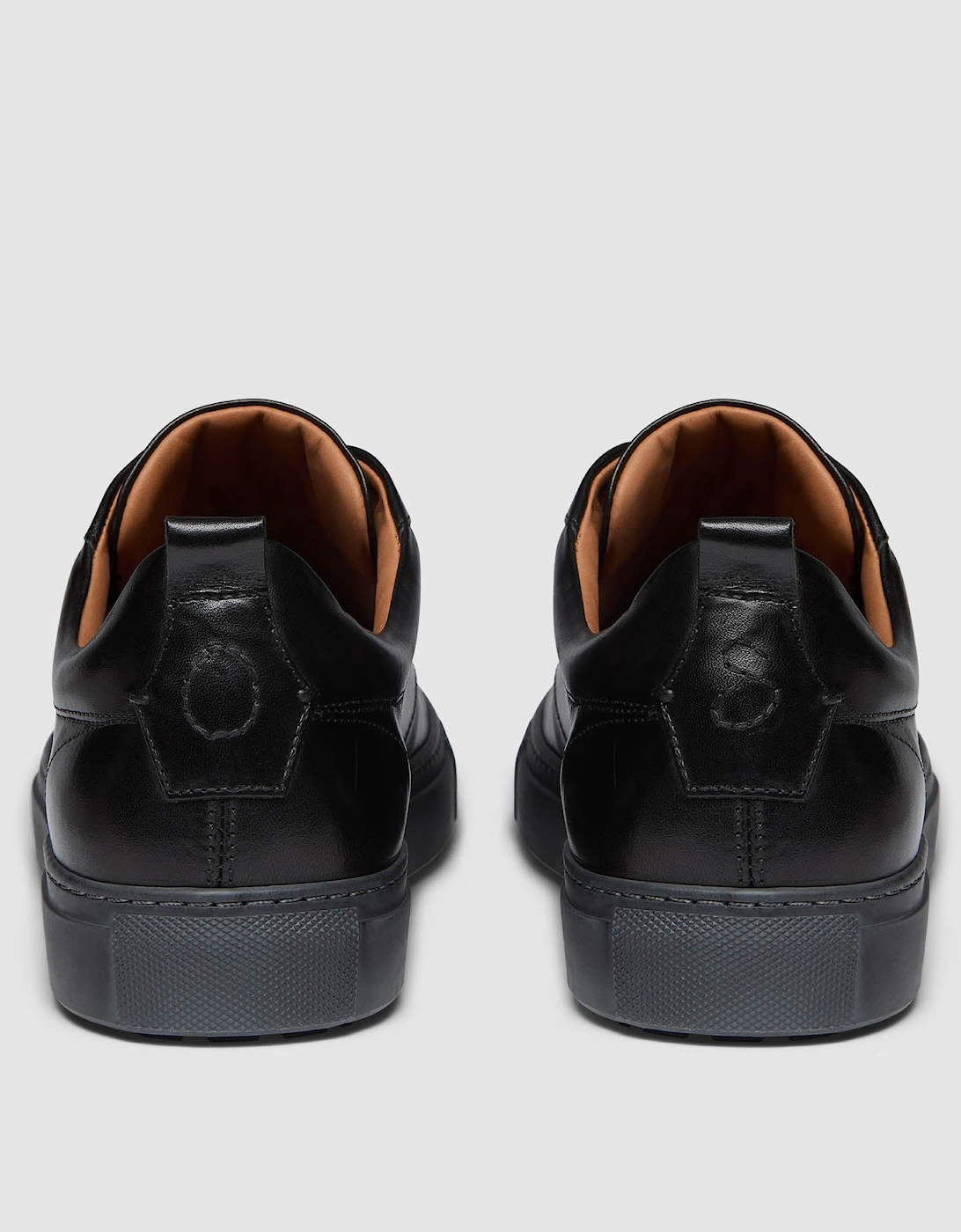 Oliver Sweeney Ermida Mens Hand Finished Calf Leather Trainers - Black