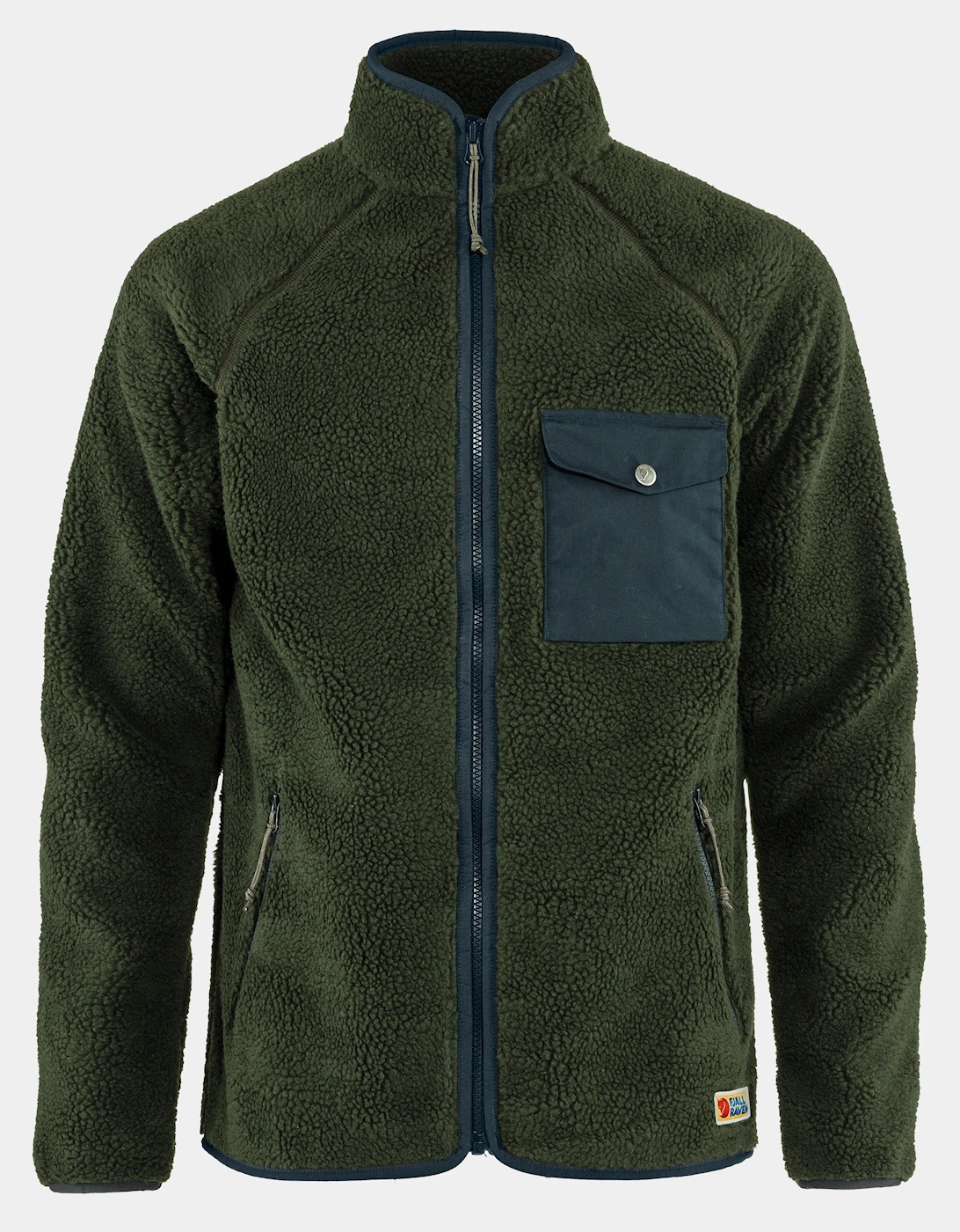 Fjallraven Vardag Pile Mens Fleece - Deep Forest 662